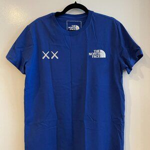 Kaws x The North Face Ice Blue T-shirt - Size M - NWT